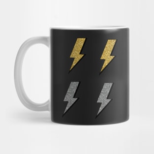 Glitter Lightning Bolts Sticker Pack Mug